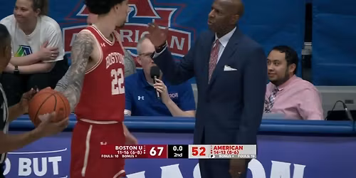 Boston University Terriers at American Eagles Basketball at Bender Arena