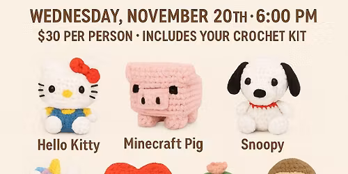 Crochet Woobles Night at Chelan Ridge Winery \u2013 Woodinville