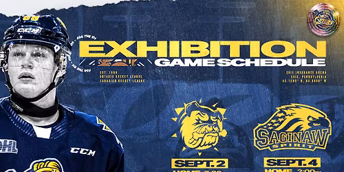 Erie Otters vs. Saginaw Spirit