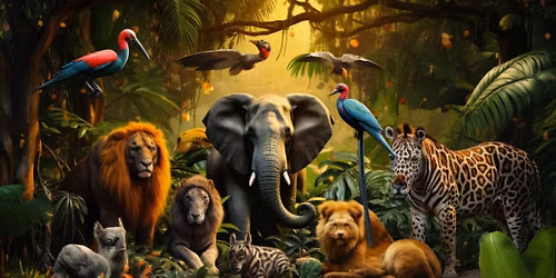 WK 1 Summer Camp: Wild About Art: Jungle Adventure