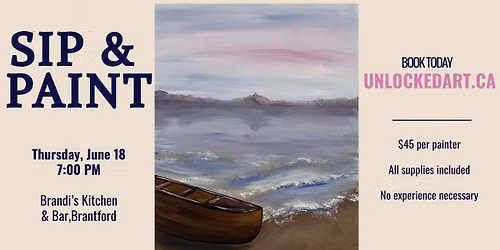 Sip & Paint, at Brandi's Kitchen & Bar