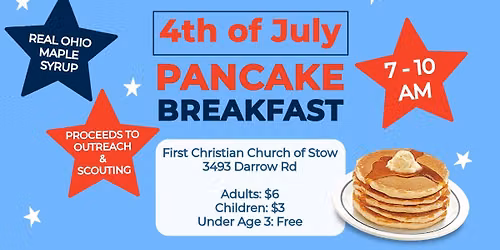 Fourth of July Pancake Breakfast