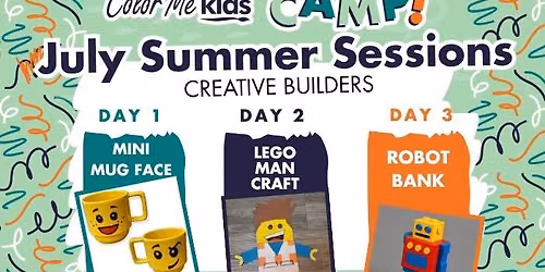 Color Me Kids Camp - July - Creative Builders