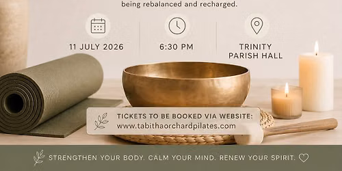 Pilates and Sound Bath
