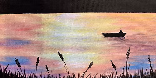 Friday Night Sip & Paint at The Studio \u201cGone Fishin\u2019\u201d