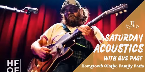 Saturday Live Music with Gus Page