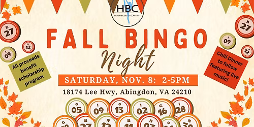 Fall Bingo Night