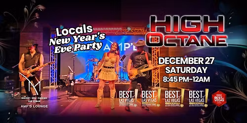 Local's New Year's Eve Party- Amp'd Lounge! 