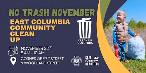 No Trash November - East Columbia Community Clean Up