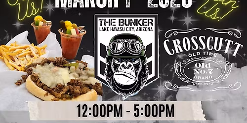 Crosscutt LIVE at THE BUNKER BAR! Sunday March 1st 2026!!