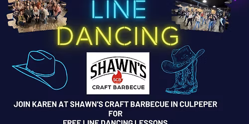 Karen's Line Dancing-BOOM Fitness at Shawn's Craft Barbecue