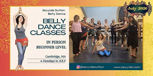 July 2026: Belly Dance Classes for Beginners in Cambridge
