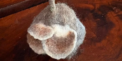 Chickadee with Branch Needle Felting Class