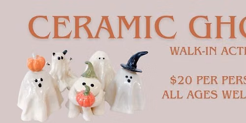 Ceramic Ghost Walk-in Activity