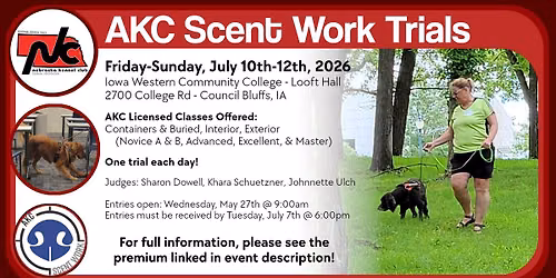 AKC Scent Work Trials