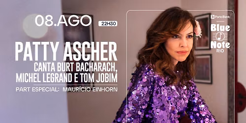 PATTY ASCHER CANTA BURT BACHARACH, MICHEL LEGRAND 7 TOM JOBIM