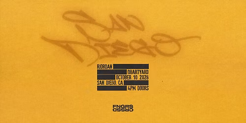 FNGRS CRSSD presents RIORDAN at Quartyard