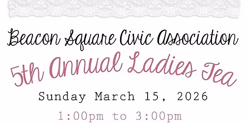 5th Annual Ladies Tea
