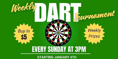 Weekly Dart Tournament at Brunswick Beer Xchange!