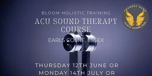 Acu Sound Therapy Course at Foundry Barn in Earls Colne, Essex