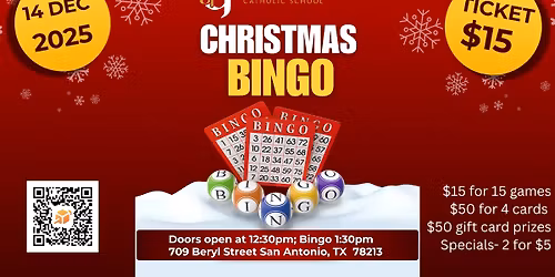 StG Christmas Bingo
