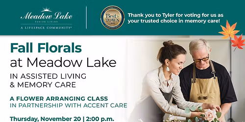 Fall Florals Flower Arrangement Class 