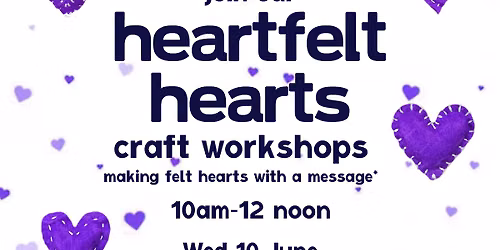 Heartfelt Hearts Craft Workshop