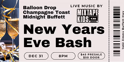 NYE Bash At Cadillac Cove
