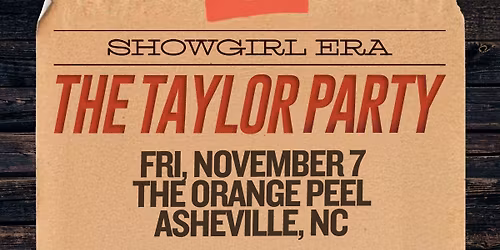 THE TAYLOR PARTY: THE TS DANCE PARTY