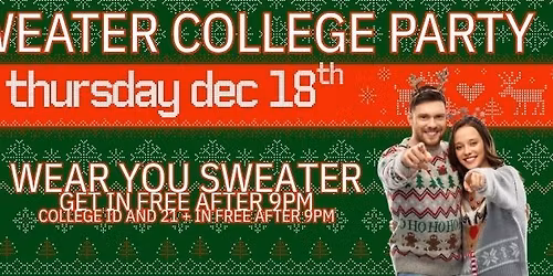 UGLY SWEATER - COLLEGE PARTY