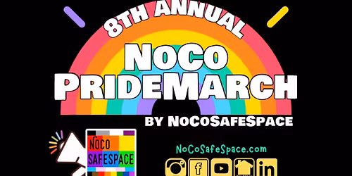 NoCo PrideMarch \ud83c\udf08\ud83e\ude77