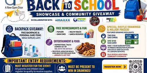 Back-To-School Showcase & Community Giveaway