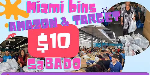 S\u00e1bado Amazon y target a $10 en miami\u203c\ufe0f