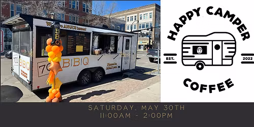 Food Truck: 701 BBQ & The Happy Camper Coffee!
