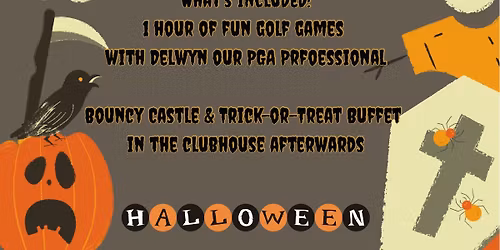 Halloween Party at Creigiau Golf Club