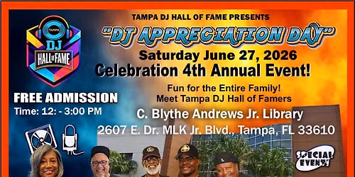 "DJ Appreciation Day" June 27th