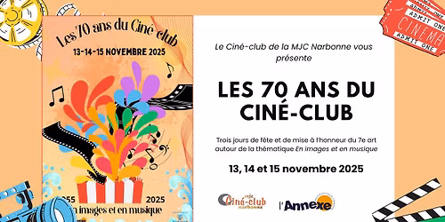 Les 70 ans du Cin\u00e9-club de la MJC