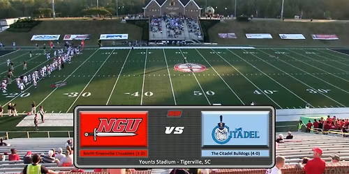 The Citadel Bulldogs vs. North Greenville Trailblazers