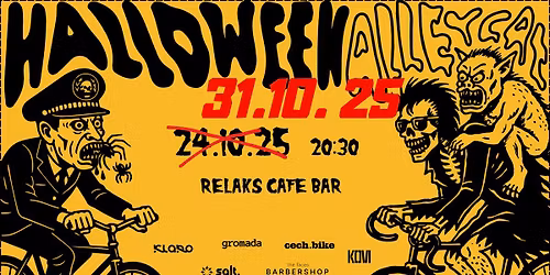 ZMIANA DATY !!!  \ud83c\udf83  HALLOWEEN ALLEYCAT \ud83e\udd87 31.10\ud83d\udc08\u200d\u2b1b KONTRA022 x PLAGA