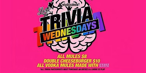 Whaddayaknow Trivia Wednesdays