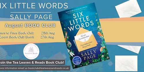 August 2026 Book Club - Andover, Hampshire UK 