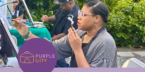 Puff and Paint at Purple City Retreats