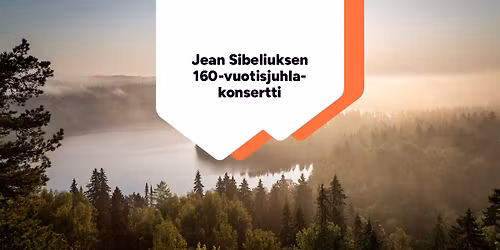 Jean Sibelius 160 vuotta