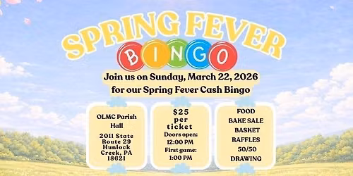 Spring Fever Bingo