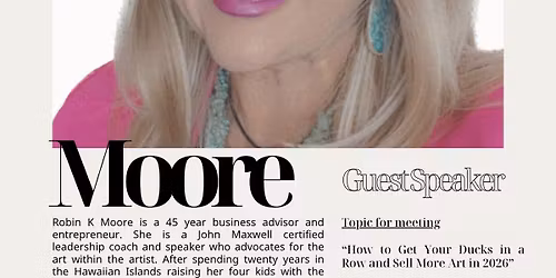 Robin K Moore - Sherman Art League General Monthly Meeting