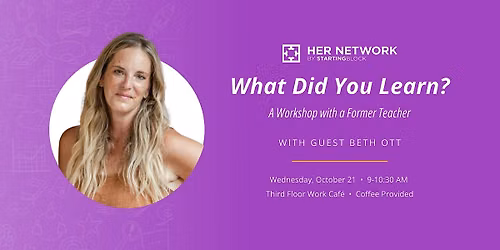 StartingBlock's Her Network with guest Beth Ott