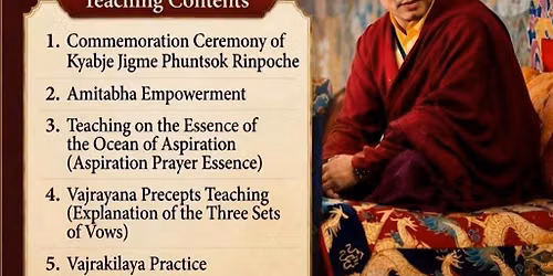 Venerable Drimed Rinpoche\u2019s Dharma Teachings in Ottawa
