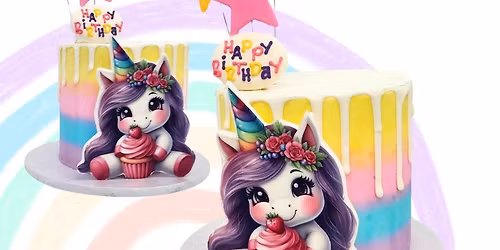 RAINBOW UNICORN MINI CAKE CLASS
