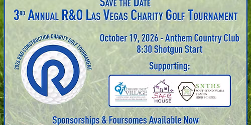 3rd Annual Las Vegas Charity Golf Tournament