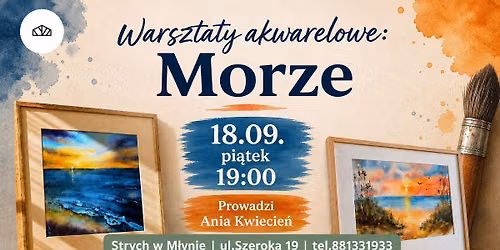 Akwarela: Morze